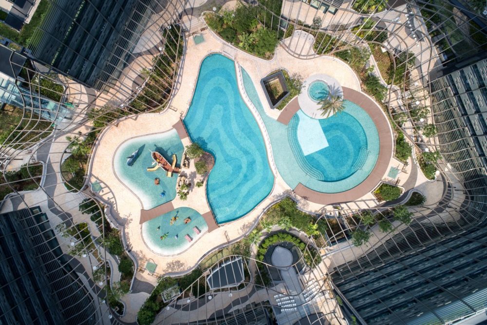 香港海洋公園萬豪酒店泳池