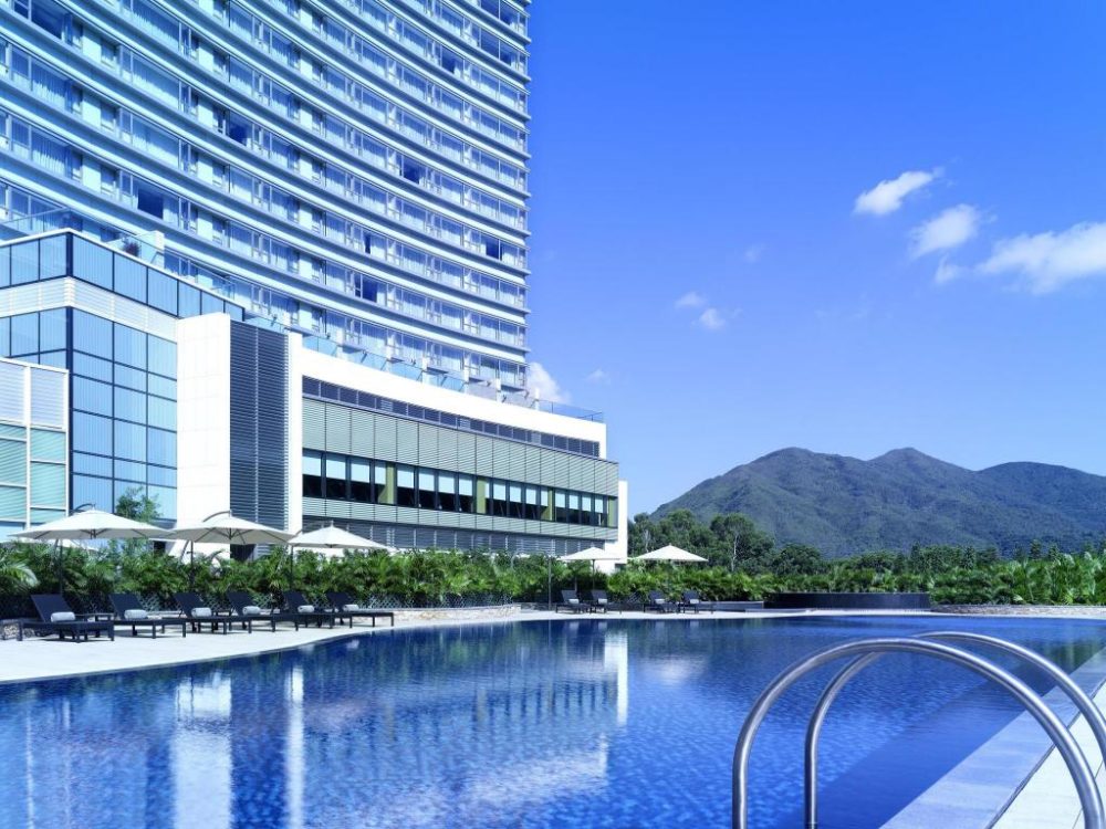 香港沙田凱悅酒店 無邊泳池