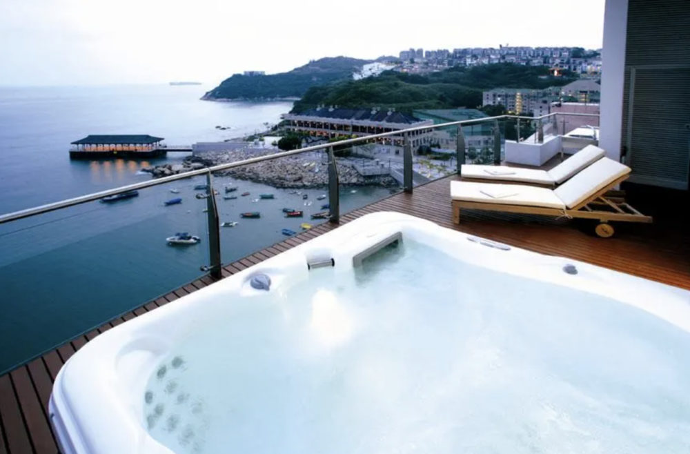 香港赤柱東方酒店 屋頂按摩浴缸