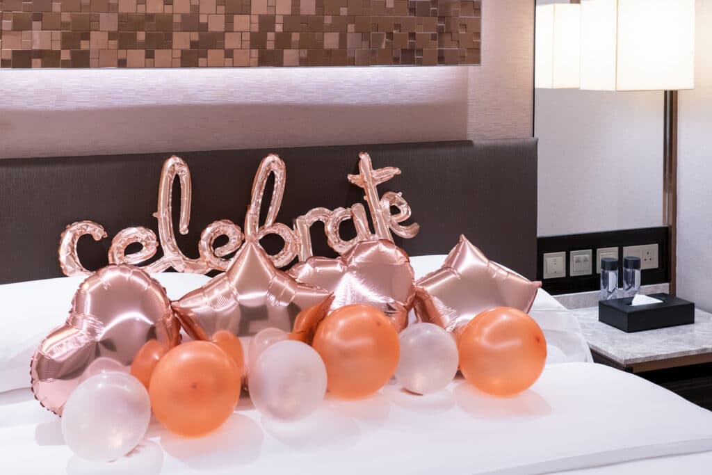 海景嘉福洲際酒店-基本房內氣球佈置