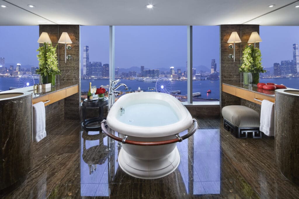 香港文華東方酒店 市區景觀套房之浴室