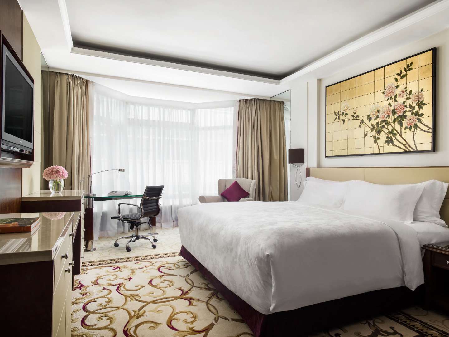 香港朗廷酒店 城市景觀高級客房