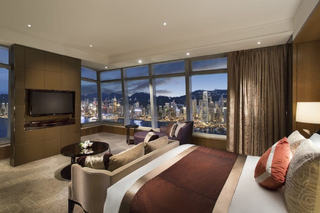香港麗思卡爾頓酒店Grand-Victoria-Harbour-Room