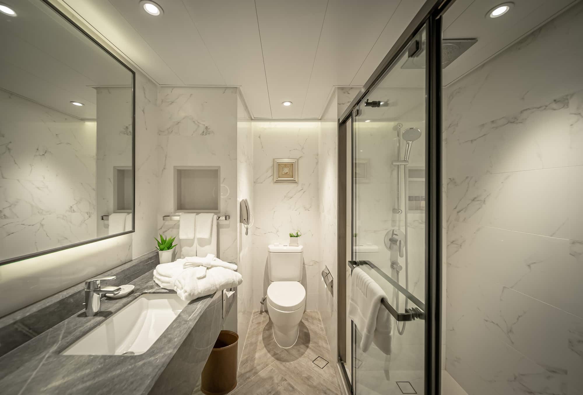 香港六國酒店　全新裝修尊尚客房 - 浴室