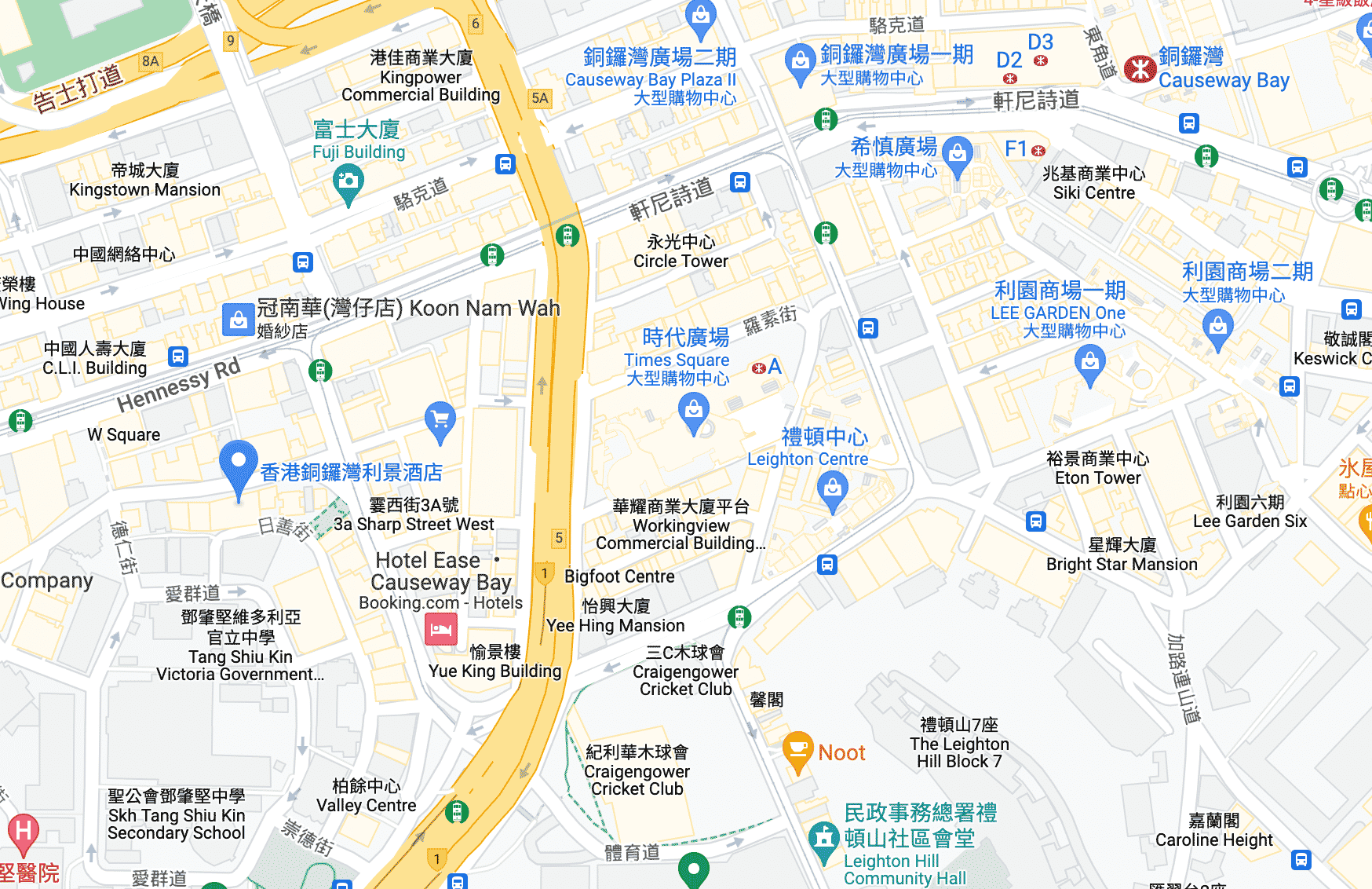 利景酒店 地圖