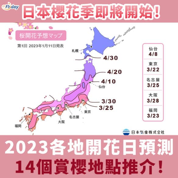 日本2023櫻花